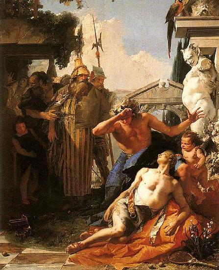 Giovanni Battista Tiepolo Death of Hyacinth. oil painting image